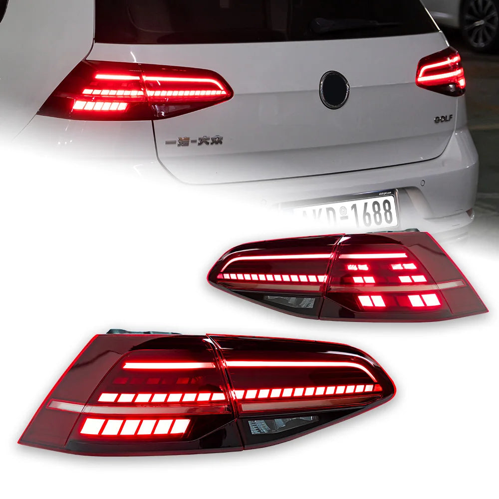 Luces LED Traseras para VW Golf 7 / 7.5 (2013-2020) - Intermitente Dinámico con Animación