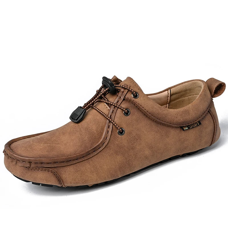 Mocasines de Cuero Premium para Hombre - Zapatos Casuales Estilo Loafer