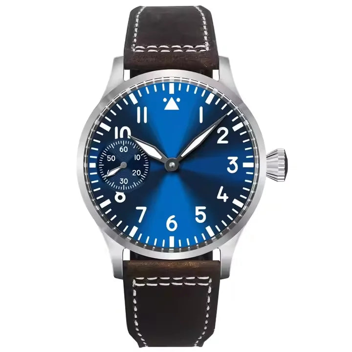 Reloj Mecánico Semi-Automático 42mm - Diseño Piloto Premium - 4 Colores