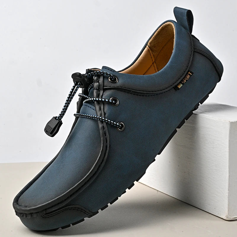 Mocasines de Cuero Premium para Hombre - Zapatos Casuales Estilo Loafer