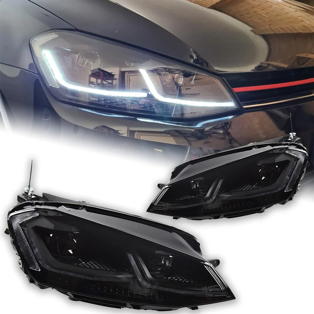 Faros LED para VW Golf MK7/MK7.5 - Upgrade Halógeno a LED - TANLUZE 10000LM 6000K