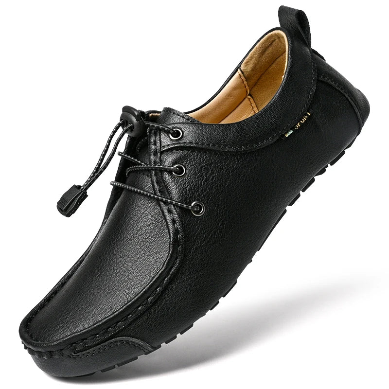 Mocasines de Cuero Premium para Hombre - Zapatos Casuales Estilo Loafer