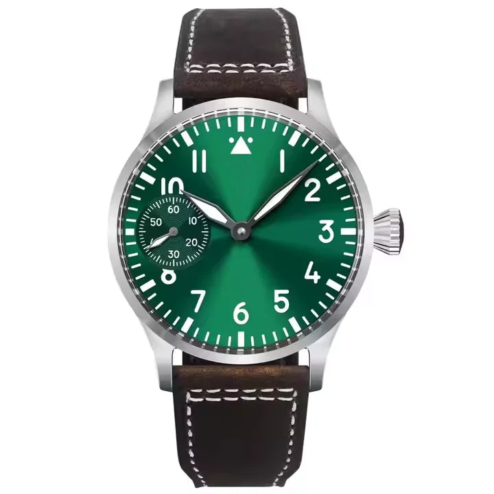 Reloj Mecánico Semi-Automático 42mm - Diseño Piloto Premium - 4 Colores