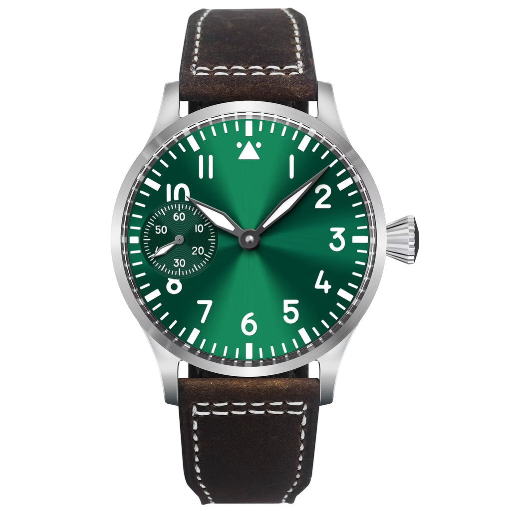 Reloj Mecánico Semi-Automático 42mm - Diseño Piloto Premium - 4 Colores