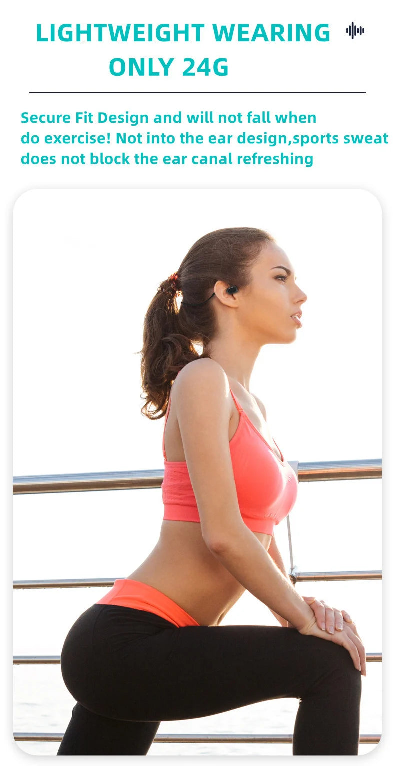 Auriculares Conducción Ósea IPX8 Bluetooth 5.3 - 32GB MP3 Natación Deportivos