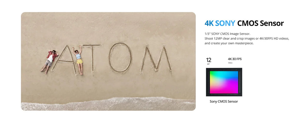 Dron Potensic ATOM C0 Mini 4K - Gimbal 3 Ejes, GPS 6km, Cámara Profesional, Brushless RC