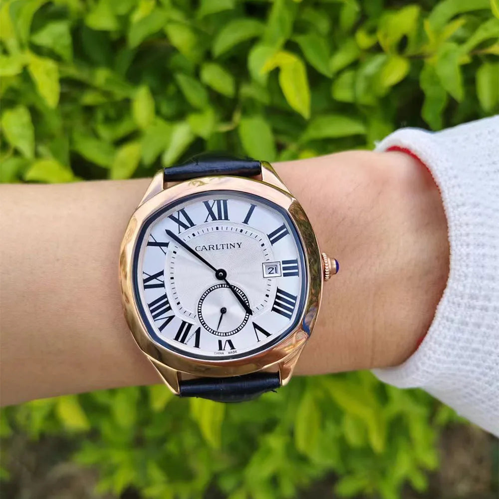 Reloj Automático Hombre Lujo - Mecánico CARLTINY Elegante Clásico