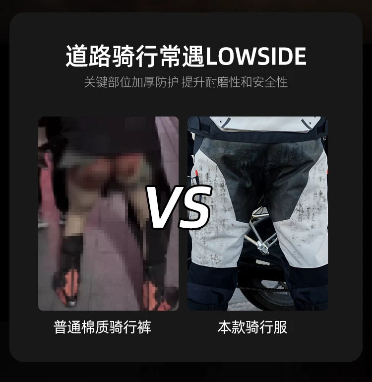 Traje Moto DUHAN Impermeable - Chaqueta Invierno Motocross Hombre 4 Estaciones