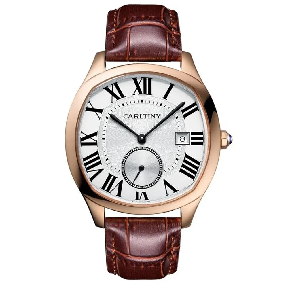 Reloj Automático Hombre Lujo - Mecánico CARLTINY Elegante Clásico