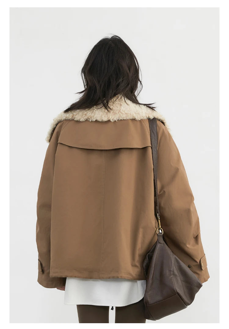 Chaqueta Motera Mujer Algodón - Abrigo Invierno Cálido Retro Streetwear 2025