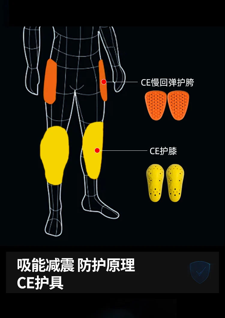 Traje Moto DUHAN Impermeable - Chaqueta Invierno Motocross Hombre 4 Estaciones