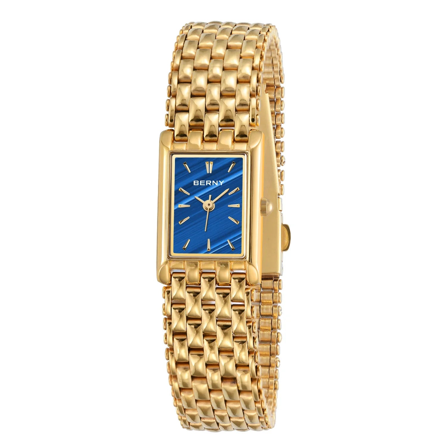 Reloj BERNY Dorado Mujer - Cuadrado Acero Inoxidable
