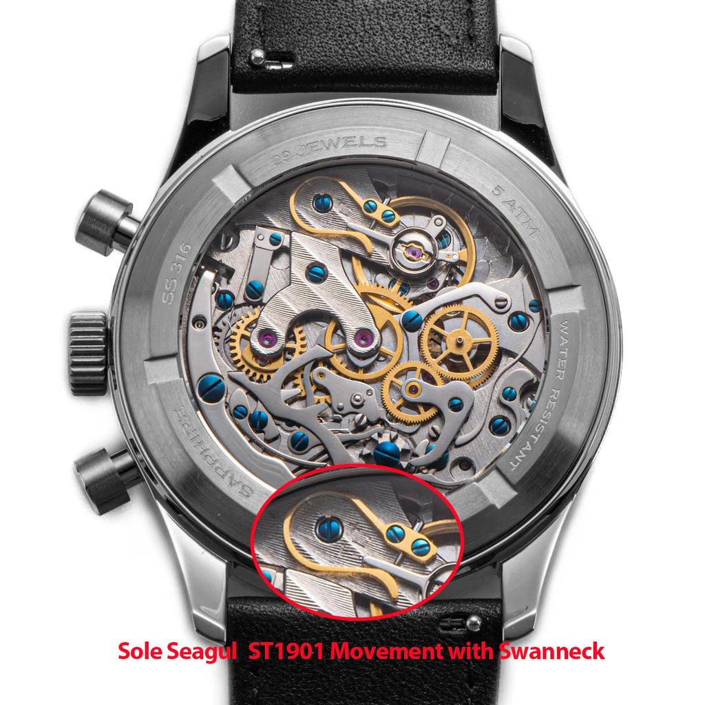 SUGESS 1963 Chronograph Herrenuhr - Edición Exclusiva Verde ST1901