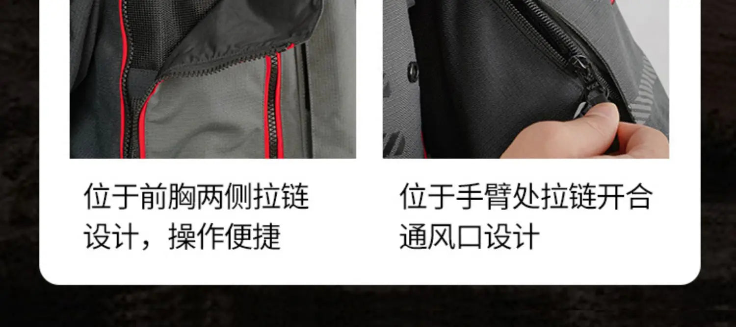 Traje Moto DUHAN Impermeable - Chaqueta Invierno Motocross Hombre 4 Estaciones