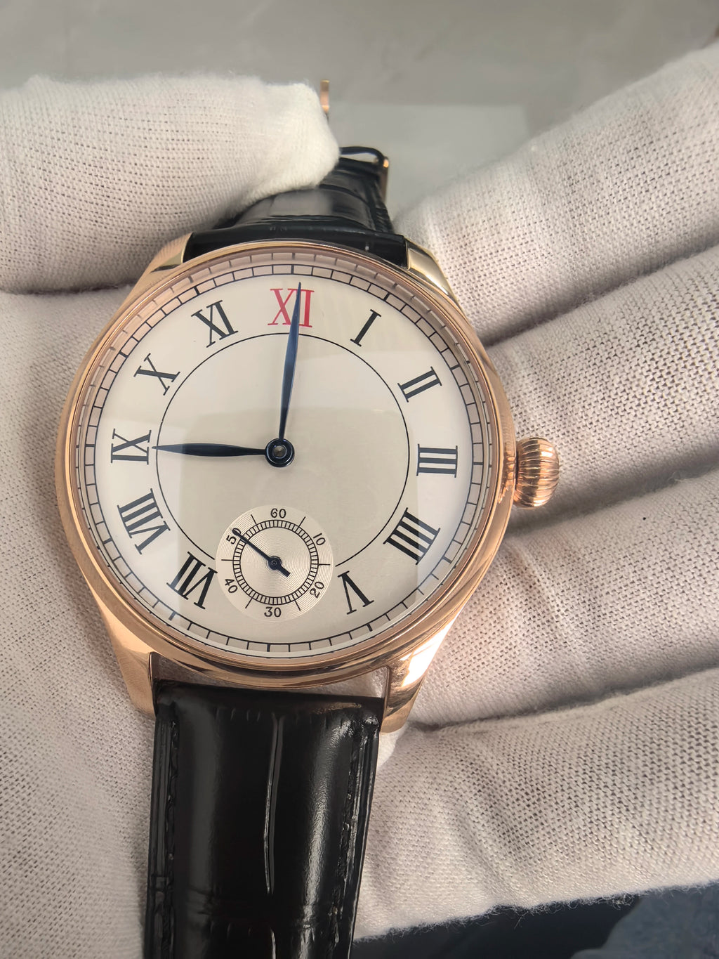 Reloj Mecánico SEAKOSS Piloto Clásico 44mm - Movimiento Manual Seagull ST3621