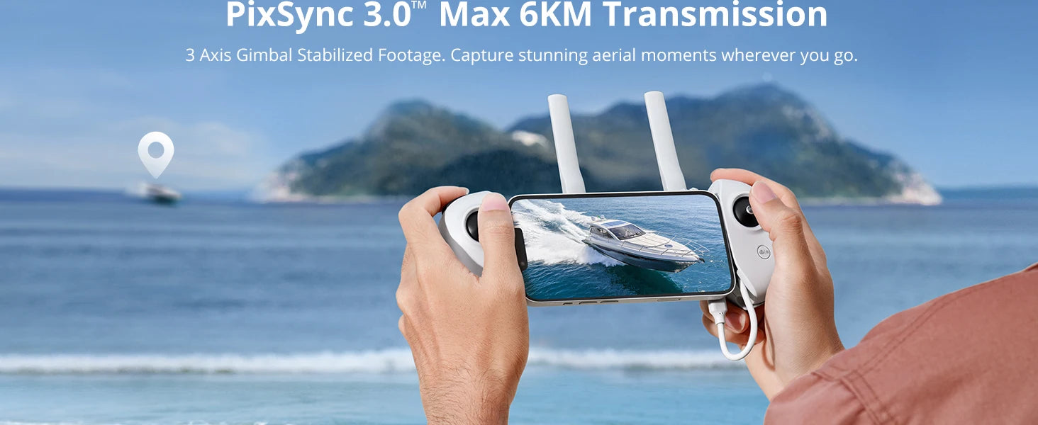 Dron Potensic ATOM C0 Mini 4K - Gimbal 3 Ejes, GPS 6km, Cámara Profesional, Brushless RC