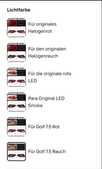 Luces LED Traseras para VW Golf 7 / 7.5 (2013-2020) - Intermitente Dinámico con Animación