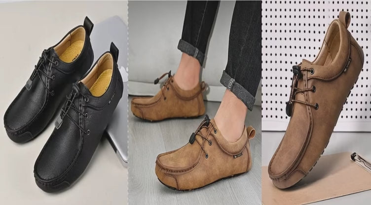 Mocasines de Cuero Premium para Hombre - Zapatos Casuales Estilo Loafer