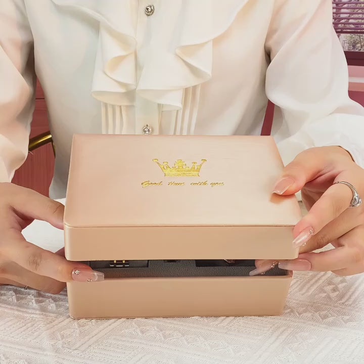 OLEVS 9810 Reloj Mecánico Premium Hombre/Mujer - Acero Inoxidable - Diseño Cuadrado Retro