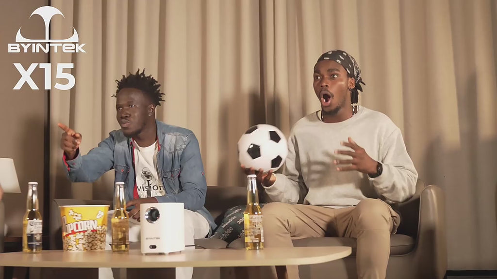 Mini Proyector Portátil BYINTEK X15 LED Inteligente con Android 11.0 y WiFi para Cine en Casa Full HD 1080P