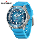 NORTH EDGE TRITON TI - Reloj Deportivo Solar de Titanio 300M Resistente al Agua